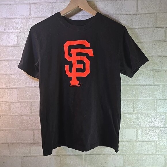 MLB Baseball San Francisco Giants SF T-Shirt Imprint Black ~ Youth Unisex Large - Picture 1 of 3